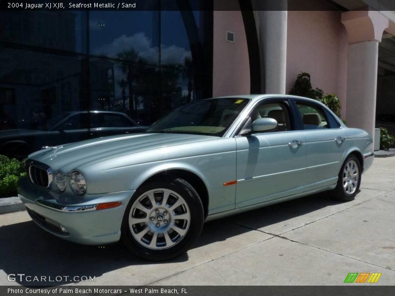 Seafrost Metallic / Sand 2004 Jaguar XJ XJ8