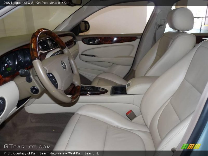 Seafrost Metallic / Sand 2004 Jaguar XJ XJ8