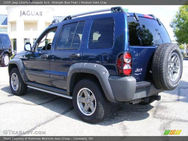 Midnight Blue Pearl / Medium Slate Gray 2005 Jeep Liberty Renegade 4x4