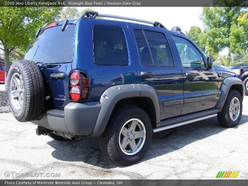 Midnight Blue Pearl / Medium Slate Gray 2005 Jeep Liberty Renegade 4x4