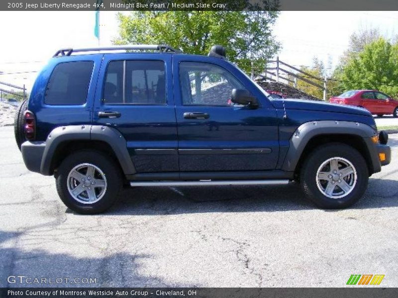 Midnight Blue Pearl / Medium Slate Gray 2005 Jeep Liberty Renegade 4x4