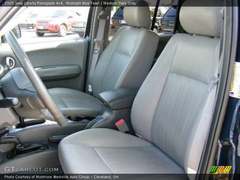 Midnight Blue Pearl / Medium Slate Gray 2005 Jeep Liberty Renegade 4x4