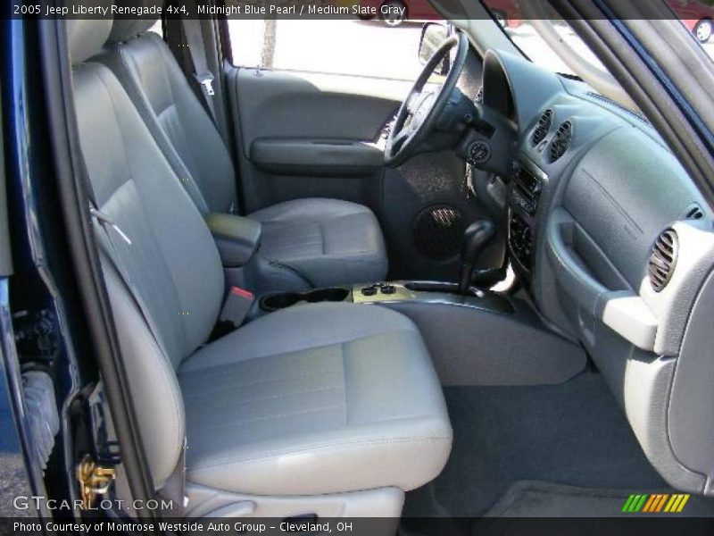 Midnight Blue Pearl / Medium Slate Gray 2005 Jeep Liberty Renegade 4x4