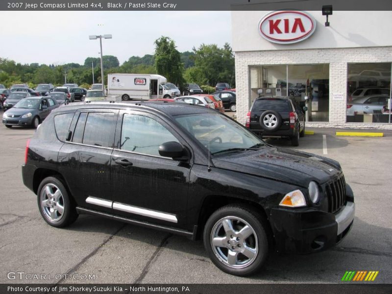 Black / Pastel Slate Gray 2007 Jeep Compass Limited 4x4