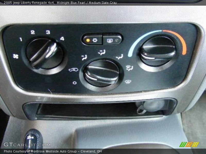Midnight Blue Pearl / Medium Slate Gray 2005 Jeep Liberty Renegade 4x4
