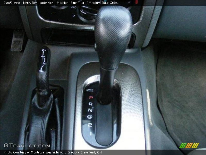 Midnight Blue Pearl / Medium Slate Gray 2005 Jeep Liberty Renegade 4x4