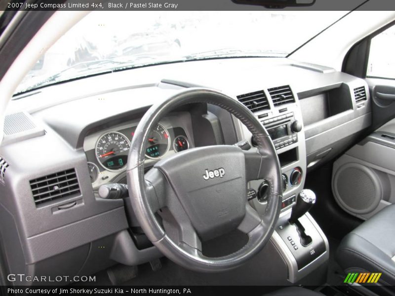Black / Pastel Slate Gray 2007 Jeep Compass Limited 4x4