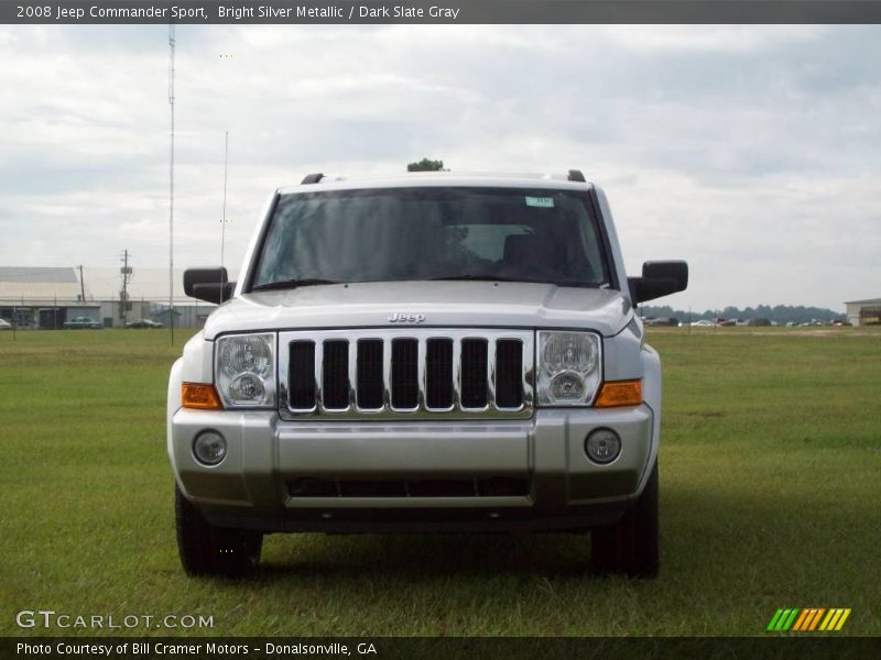 Bright Silver Metallic / Dark Slate Gray 2008 Jeep Commander Sport