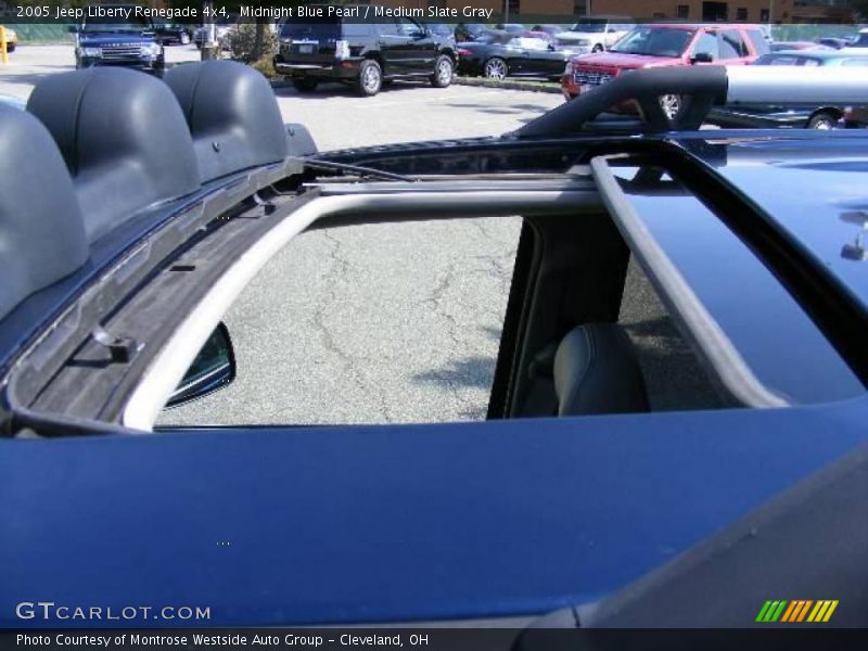 Midnight Blue Pearl / Medium Slate Gray 2005 Jeep Liberty Renegade 4x4