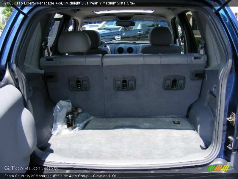 Midnight Blue Pearl / Medium Slate Gray 2005 Jeep Liberty Renegade 4x4