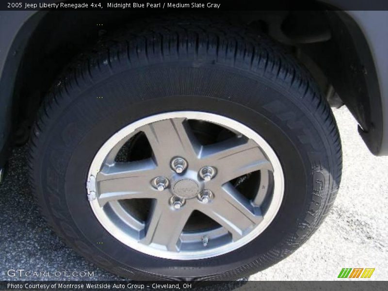 Midnight Blue Pearl / Medium Slate Gray 2005 Jeep Liberty Renegade 4x4