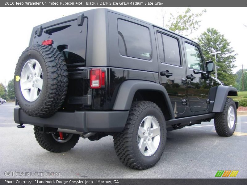 Black / Dark Slate Gray/Medium Slate Gray 2010 Jeep Wrangler Unlimited Rubicon 4x4