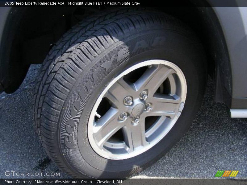 Midnight Blue Pearl / Medium Slate Gray 2005 Jeep Liberty Renegade 4x4