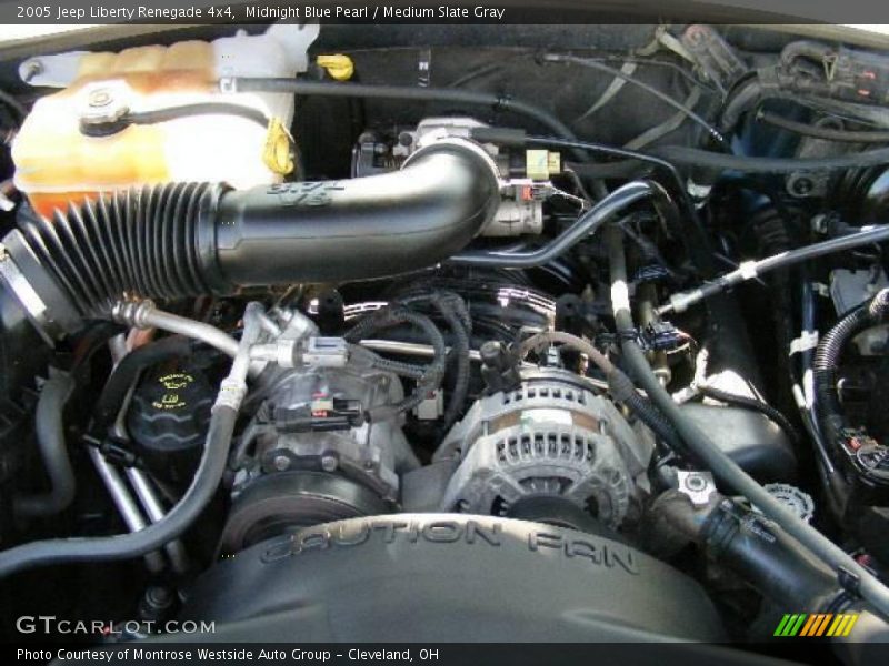 Midnight Blue Pearl / Medium Slate Gray 2005 Jeep Liberty Renegade 4x4
