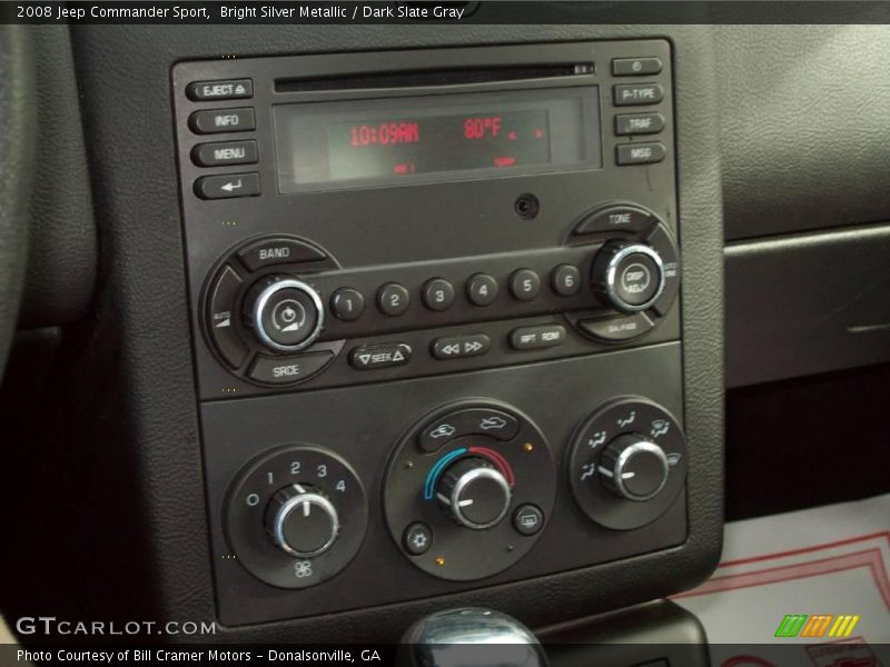 Bright Silver Metallic / Dark Slate Gray 2008 Jeep Commander Sport