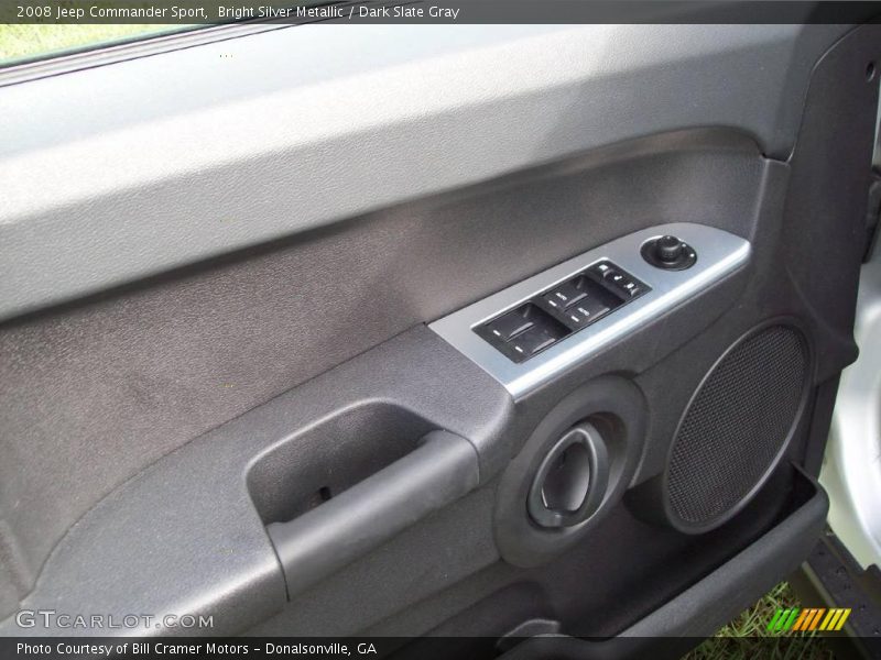 Bright Silver Metallic / Dark Slate Gray 2008 Jeep Commander Sport