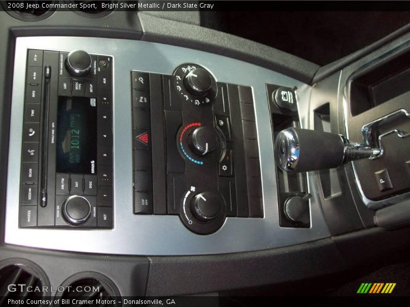 Bright Silver Metallic / Dark Slate Gray 2008 Jeep Commander Sport