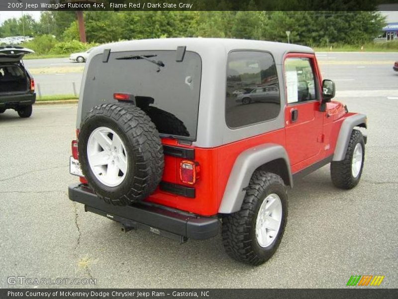 Flame Red / Dark Slate Gray 2005 Jeep Wrangler Rubicon 4x4