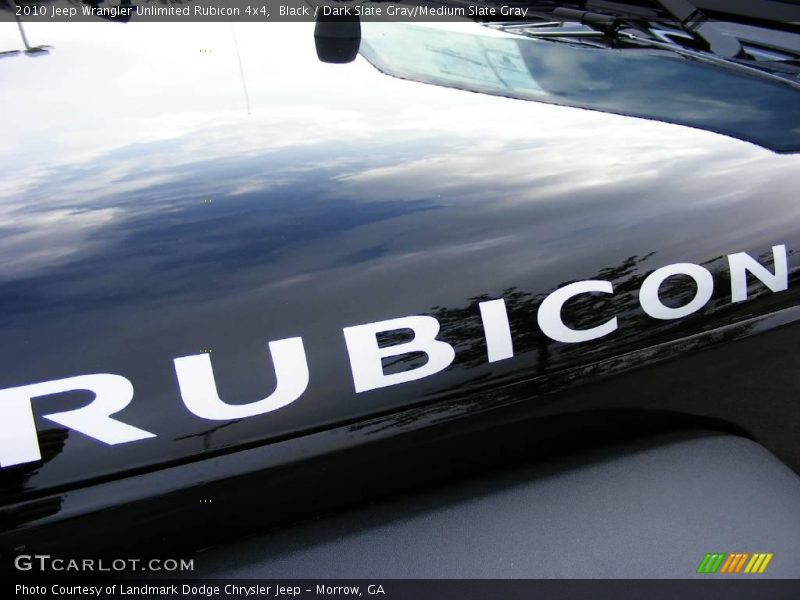 Black / Dark Slate Gray/Medium Slate Gray 2010 Jeep Wrangler Unlimited Rubicon 4x4