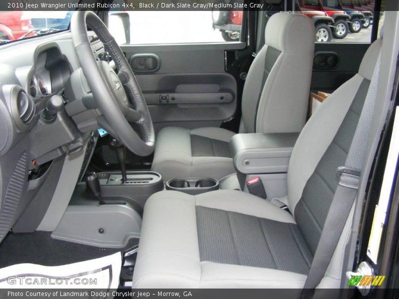 Black / Dark Slate Gray/Medium Slate Gray 2010 Jeep Wrangler Unlimited Rubicon 4x4