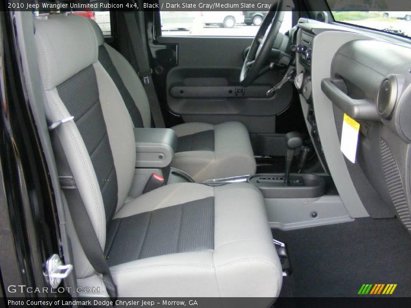 Black / Dark Slate Gray/Medium Slate Gray 2010 Jeep Wrangler Unlimited Rubicon 4x4