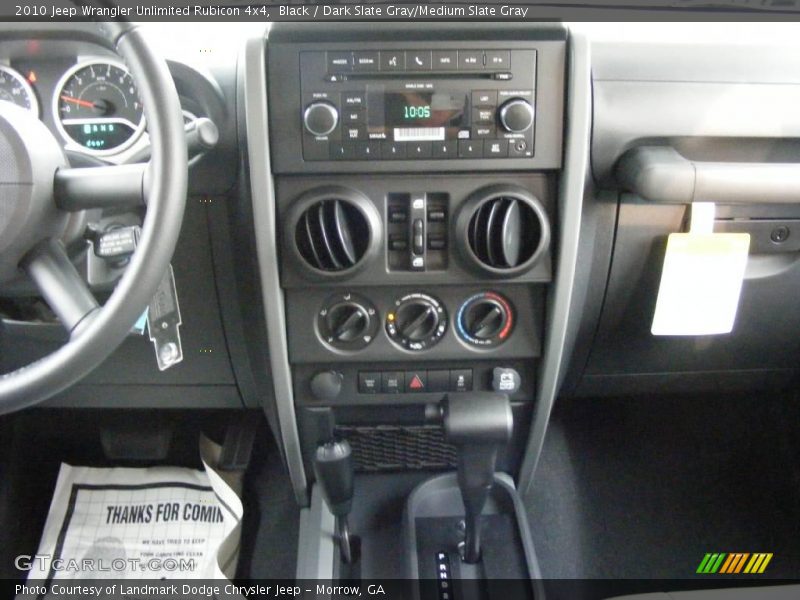 Black / Dark Slate Gray/Medium Slate Gray 2010 Jeep Wrangler Unlimited Rubicon 4x4
