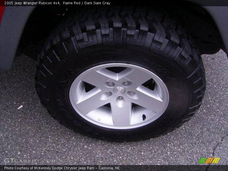 Flame Red / Dark Slate Gray 2005 Jeep Wrangler Rubicon 4x4