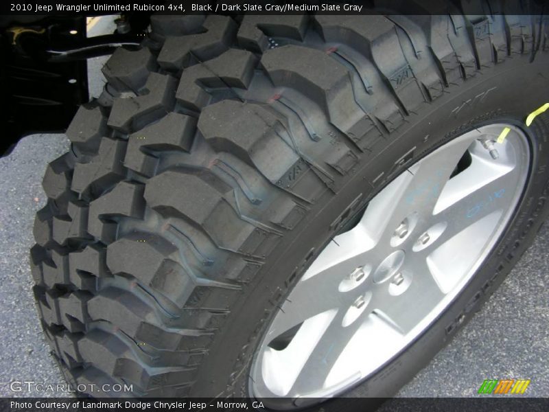 Black / Dark Slate Gray/Medium Slate Gray 2010 Jeep Wrangler Unlimited Rubicon 4x4