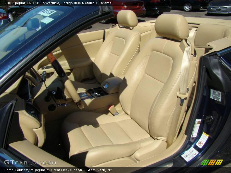 Indigo Blue Metallic / Caramel 2007 Jaguar XK XK8 Convertible