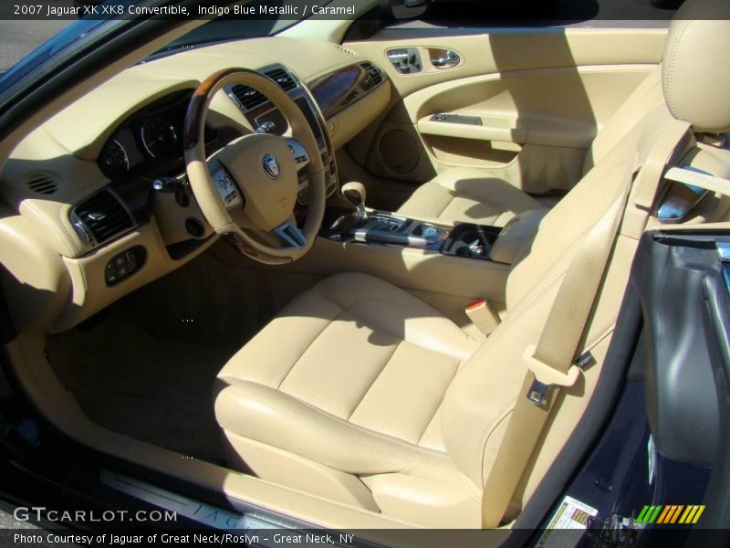 Indigo Blue Metallic / Caramel 2007 Jaguar XK XK8 Convertible
