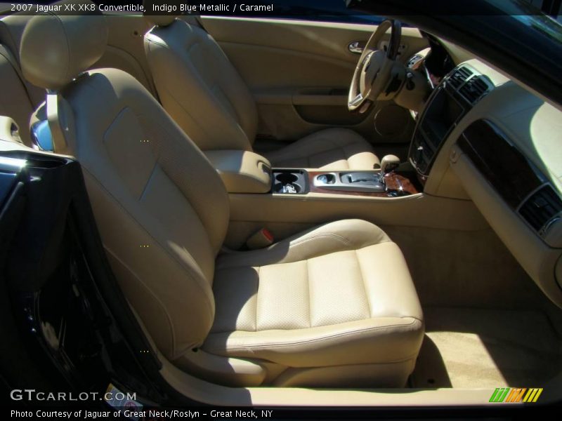 Indigo Blue Metallic / Caramel 2007 Jaguar XK XK8 Convertible