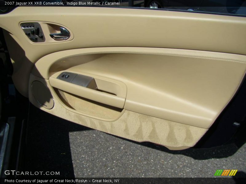 Indigo Blue Metallic / Caramel 2007 Jaguar XK XK8 Convertible