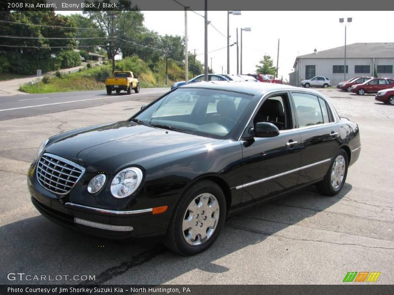 Ebony Black / Black 2008 Kia Amanti