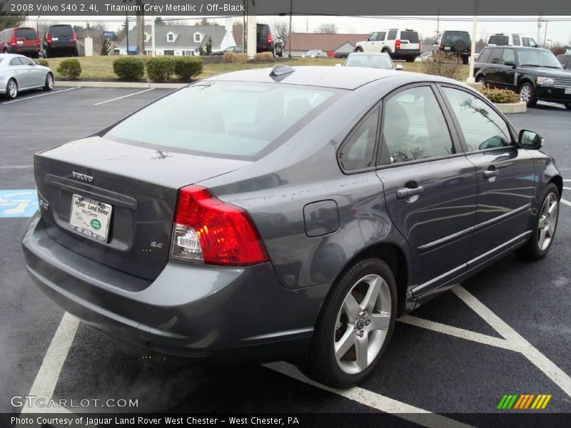 Titanium Grey Metallic / Off-Black 2008 Volvo S40 2.4i