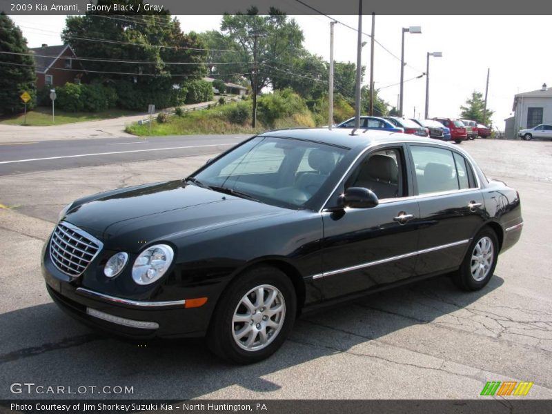 Ebony Black / Gray 2009 Kia Amanti