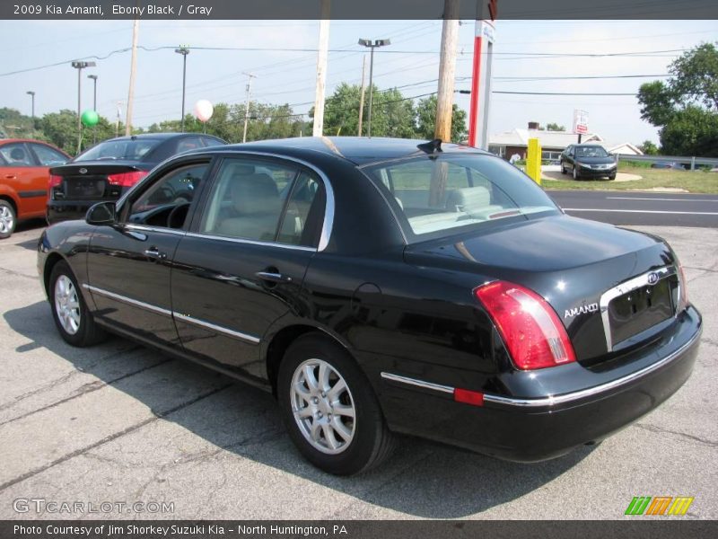 Ebony Black / Gray 2009 Kia Amanti