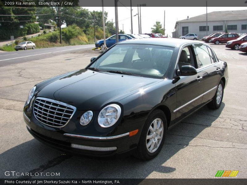 Ebony Black / Gray 2009 Kia Amanti