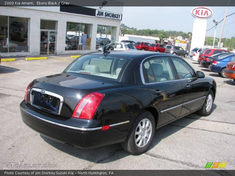 Ebony Black / Gray 2009 Kia Amanti
