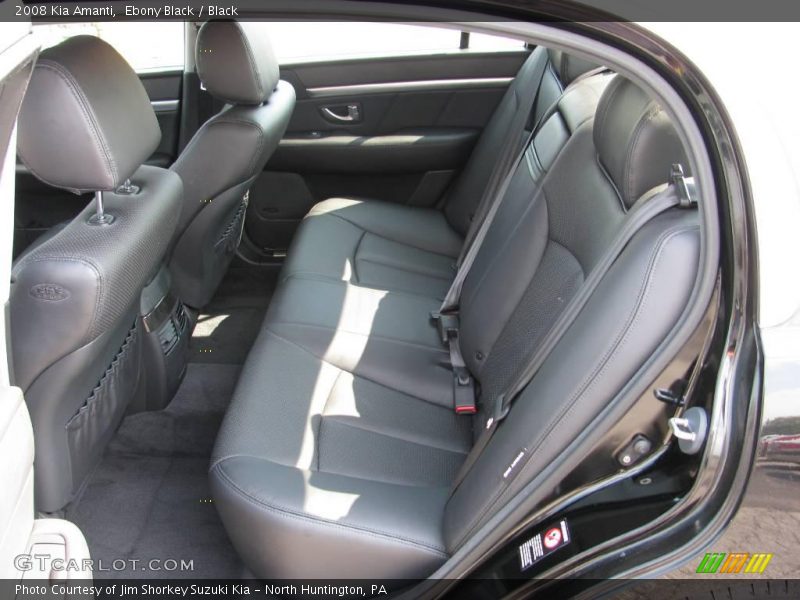 Ebony Black / Black 2008 Kia Amanti