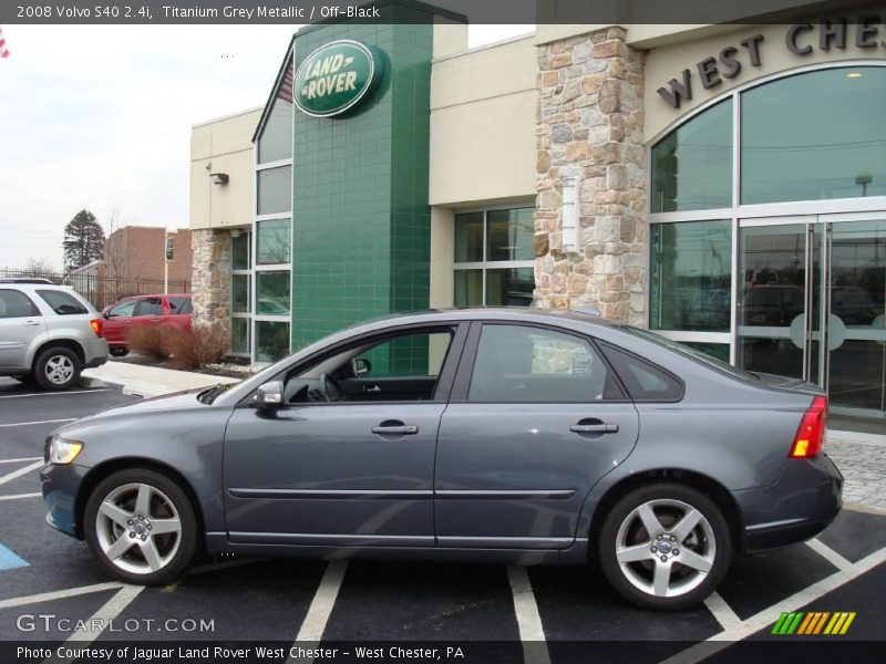 Titanium Grey Metallic / Off-Black 2008 Volvo S40 2.4i