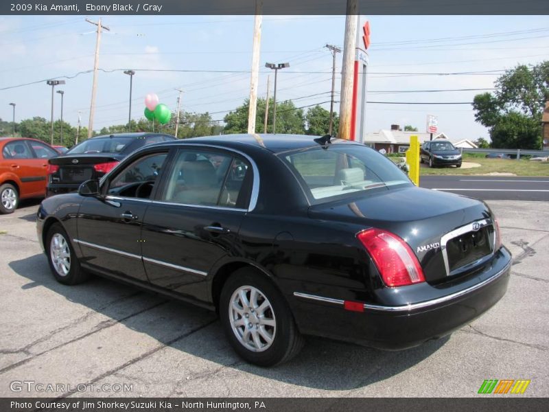 Ebony Black / Gray 2009 Kia Amanti