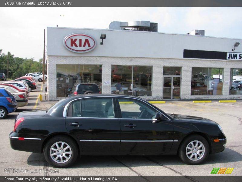 Ebony Black / Gray 2009 Kia Amanti