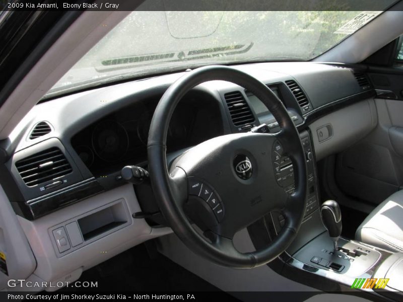 Ebony Black / Gray 2009 Kia Amanti