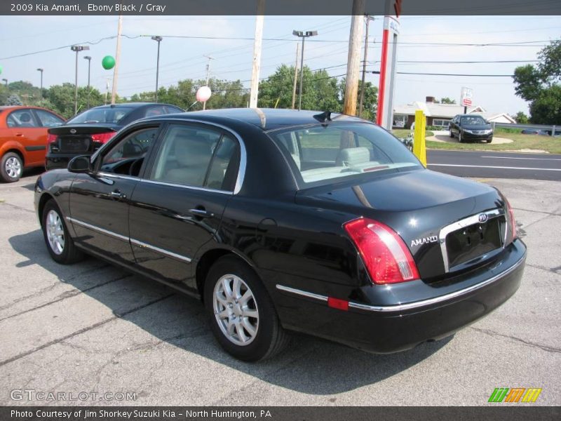Ebony Black / Gray 2009 Kia Amanti