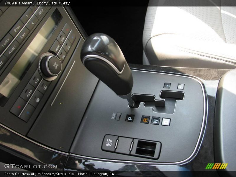 Ebony Black / Gray 2009 Kia Amanti