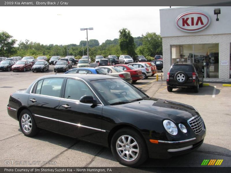 Ebony Black / Gray 2009 Kia Amanti