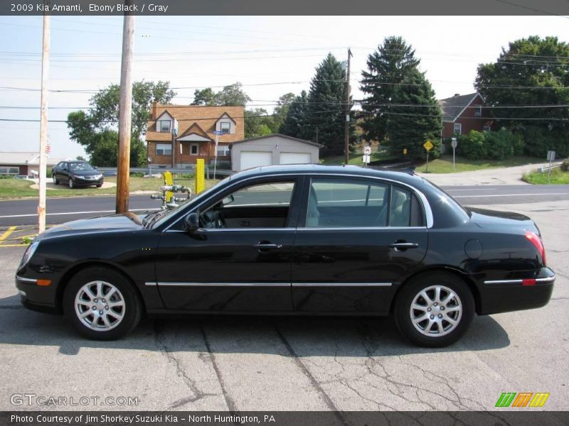 Ebony Black / Gray 2009 Kia Amanti