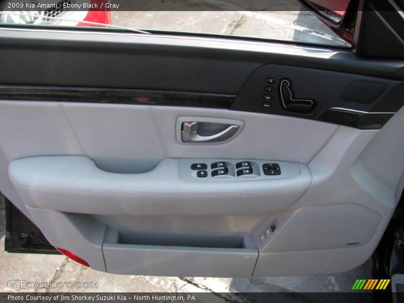 Ebony Black / Gray 2009 Kia Amanti