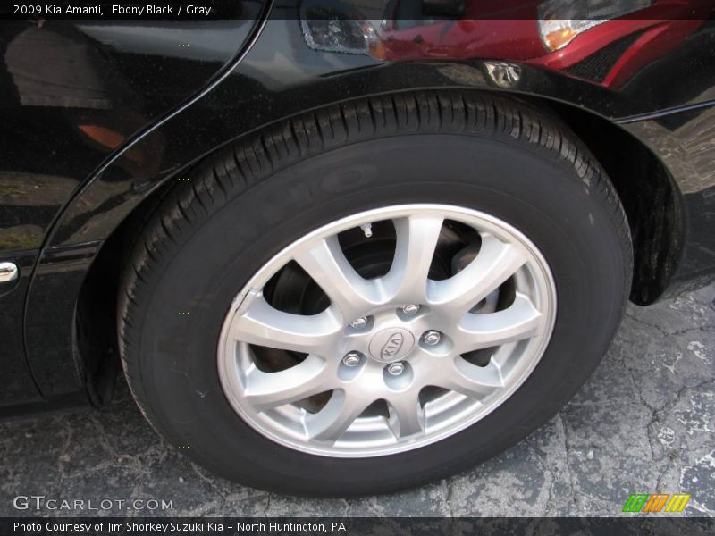 Ebony Black / Gray 2009 Kia Amanti