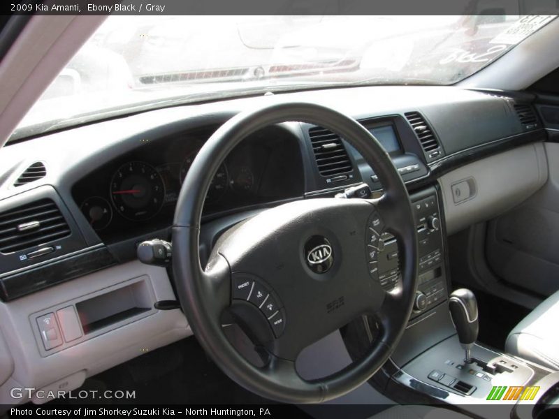 Ebony Black / Gray 2009 Kia Amanti